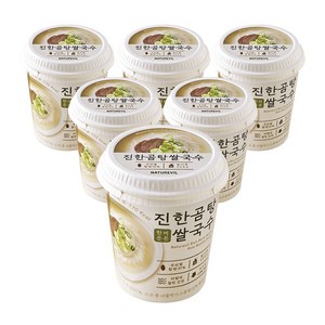 한끼든든 쌀국수 진한곰탕맛 소컵, 6개