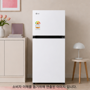 LG전자 121L 2도어 미니 일반 냉장고 방문설치