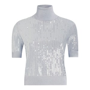 돌체앤가바나 시퀸 장식 탑, 그레이계열, Italy 42(KR 55)