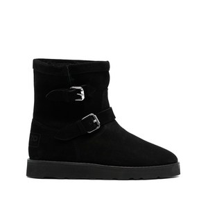 겐조 버클 디테일 스웨이드 부츠, France 36(KR 230), 블랙계열