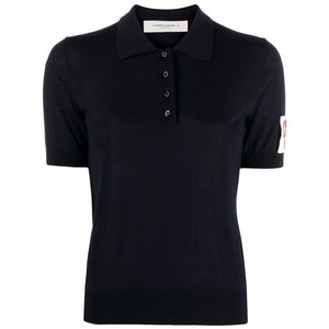 골든 구스 글렌다 니트 폴로 탑, 블루계열, Standard S(KR 55)