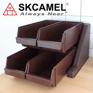 SKCAMEL 다용도 분류통 4단 6단 9단 오거나이저(organizer) 빈 세트 정리함, 4단(풀 세트)