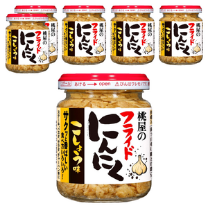모모야 후라이드 마늘 후추맛 40g 6개 일본 슬라이스 마늘튀김, 40g, 6개