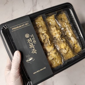 더진한 전복죽 밀키트, 3개, 250g