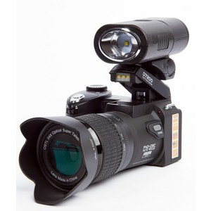 유튜브방송용카메라 사진 촬영용 전문 DSLR 카메라 24 배 광학 줌 자동 초점 33MP 3 렌즈 1080P HD 디지털 비디오 캠코더 야외, 5.With Flashlight - No SD Card, 1개
