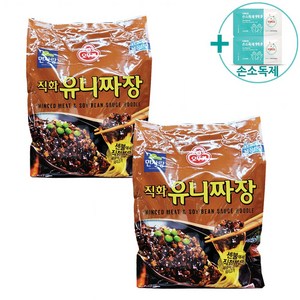 트레이더스 오뚜기 직화 유니짜장 1.83KG X 2 아이스박스포장 + 더메이런손소독제, 2개