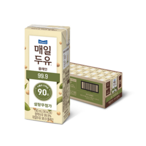 매일유업 매일두유 99.9 190ml 48팩, 190ml, 48개