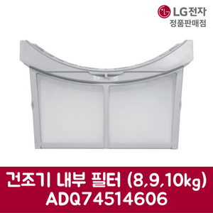 LG전자 엘지 정품 건조기 내부 필터 8kg 9kg 10kg RH9WI1 제품 순정품, 기본선택, 1개