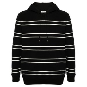 생로랑 스트라이프 후디, 블루계열+화이트계열, Standard M