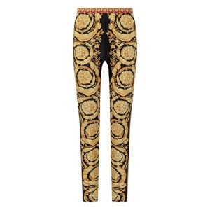 베르사체 바로코 프린트 레깅스, 블랙계열+골드계열, Italy 40(KR 55)