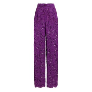 돌체앤가바나 DNA 레이스 디테일 팬츠, 바이올렛/보라계열, Italy 46(KR 77)