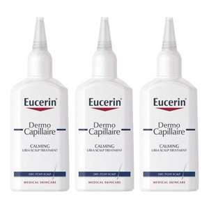유세린 더모 카필레르 카밍 우레아 스칼프 트리트먼트, 100ml, 3개