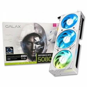 갤럭시 GALAX 지포스 RTX 50 시리즈 그래픽카드, RTX 5080 EX 게이머 화이트 OC D7 16GB