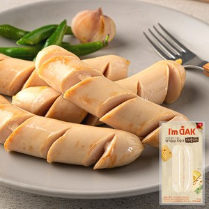 아임닭 프랑크 닭가슴살 소시지 트리플치즈, 120g, 6개