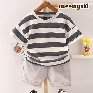 몽실이 베이직스트라이프 반팔상하복