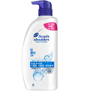 헤드앤숄더 두피 토탈 솔루션 샴푸 딥클린, 850ml, 1개