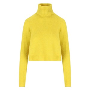 셀린느 터틀 넥 크롭 스웨터