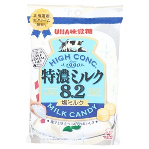 UHA 미각당 특농 밀크 8.2 소금 밀크 캔디, 75g, 6개
