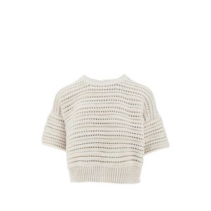 엠포리오아르마니 포인텔 니트 탑, 베이지계열, Standard S(KR 55)