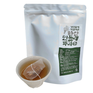 [ 지리산 풀잎 ] 가마솥에 한 번 더 쪄낸 100% 흰민들레 뿌리차, 20g x 20티백, 1g, 1개, 20개입