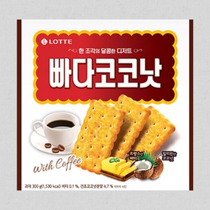 롯데제과 빠다코코낫, 300g, 3개