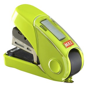 MAX 사쿠리 플랫 스테이플러, 라이트 그린, 1개