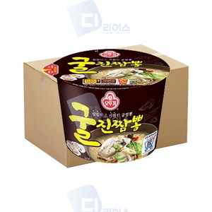 오뚜기 굴진짬뽕 용기 컵라면 110g, 24개