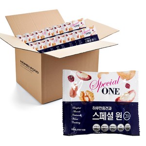 홈인푸드 스페셜원 하루견과 낱봉 50봉, 20g, 50개