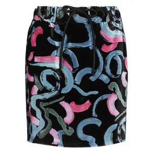 엠포리오아르마니 프린트 스커트, 블랙계열, Italy 40(KR 55)