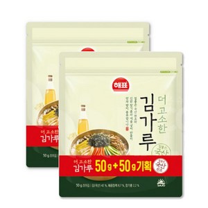사조 해표고소한 김가루 50g+50g, 1개, 100g
