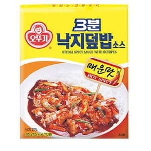 오뚜기 3분 매운낙지 덮밥 소스, 150g, 5개