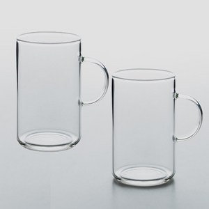 레스트클린 이중바닥 내열유리 머그컵, 2개, 510ml