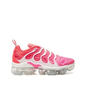 나이키 에어 베이퍼맥스 플러스 "플래티넘 틴트/플래시 크림슨" 스니커즈