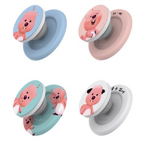 잔망루피 베이직루피 맥세이프 마그네틱 자석 스마트톡 Wolf Boy 아이폰12 13 14 15 갤럭시S21 S22 S23 S24 Z플립3 Z플립4 Z플립5 Z플립6, 1개, 베이직-헤어나올수없네