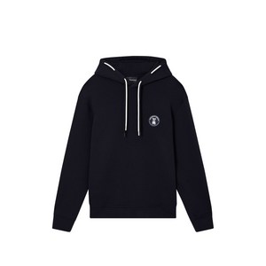 엠포리오아르마니 드로스트링 로고 패치 후디, 블루계열, Standard XL(KR 105)