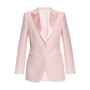 알렉산더맥퀸 새틴 라펠 블레이저, 핑크계열, Italy 44(KR 77)