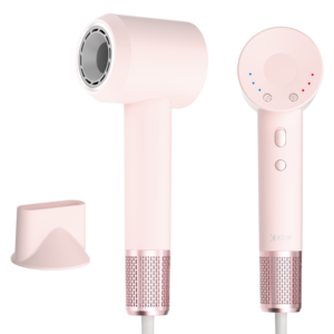 KDW 초고속 음이온 미니 헤어드라이기 BLDC전문가용 가정용 드라이어 1600W + 자기흡입 노즐