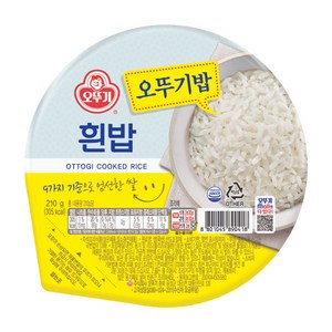 오뚜기 흰밥, 210g, 12개