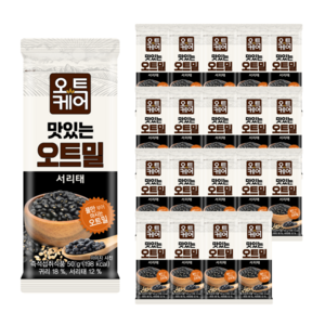 오트케어 맛있는 오트밀 서리태 낱봉팩, 50g, 20개
