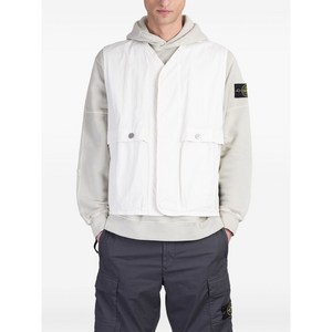 스톤 아일랜드 컴퍼스 배지 후드 재킷