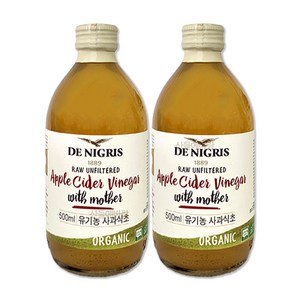 데니그리스 유기농 사과식초, 500ml, 2개