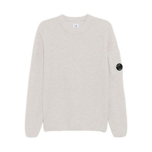 C.P.컴퍼니 로고 패치 스웨터, 그레이계열, Standard L(KR 105)