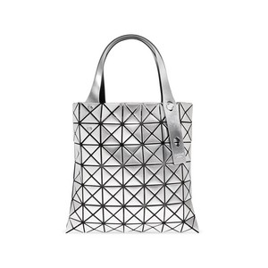 바오바오이세이미야케 플래티넘 기하학 토트 백