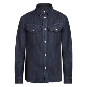 페라가모 플랩 포켓 코튼 재킷, 블루계열, IT/FR 48(KR 100)