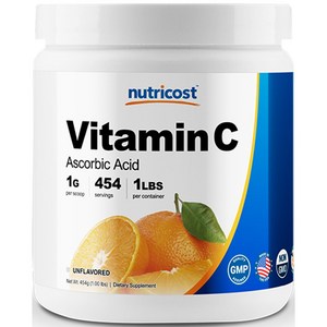 뉴트리코스트 비타민 C 파우더 1개 1서빙 1g Vitamin C Powder, 1lb, 1lb