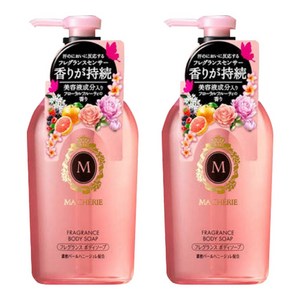 마쉐리 프래그런스 바디 솝 플로럴 프루티 향, 450ml, 2개