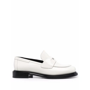 페라가모 페이턴트 가죽 로퍼, US 4(KR 215C (Slim)), 화이트계열