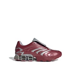 아디다스 프레데터 메가라이드 스트라이프 스니커즈, US 11(KR 280), 레드계열+실버계열