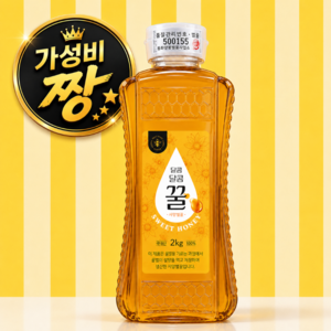달콤달콤 꿀 사양벌꿀, 2kg, 1개
