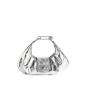 발렌시아가 로고 디테일 토트 백